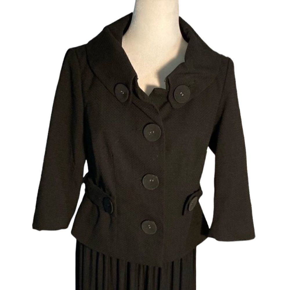 Sunny Leigh Black Blazer Jacket Medium - Picture 2 of 5